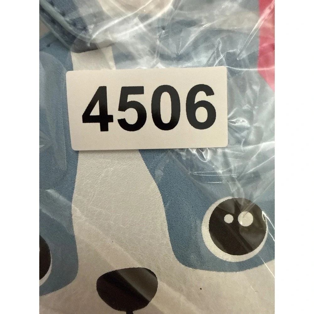 Blue French Bulldog Luggage Tag Faux Leather Puppy‎ Dog Face Travel Bag ID Blue